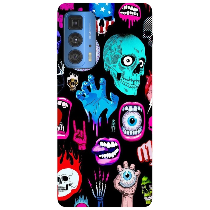 Капак, съвместим с модел Motorola Moto G71 5G I got eyes on you, силикон, TPU, обратно