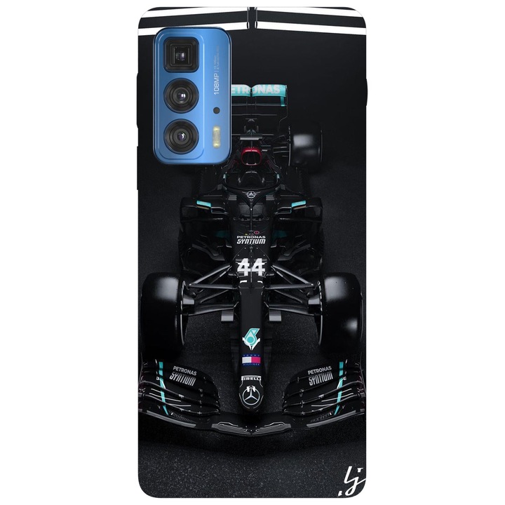 Капак, съвместим с модел Motorola Edge 20 Lite Lewis Hamilton 44 Formula One, силикон, TPU, обратно