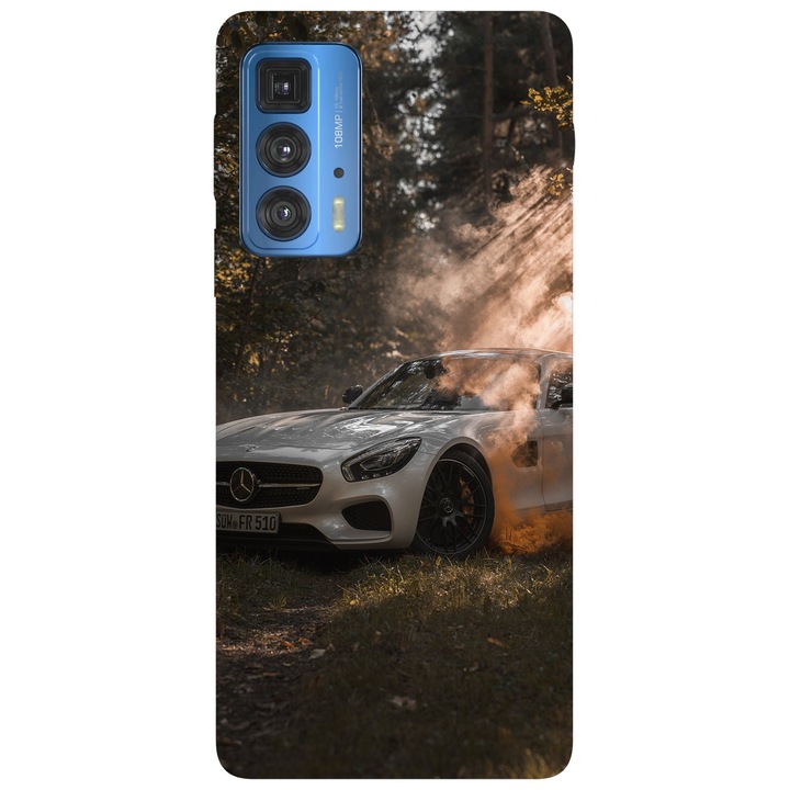 Кейс съвместим с Motorola Edge 20 модел Mercedes AMG GT S, силикон, TPU, обратното