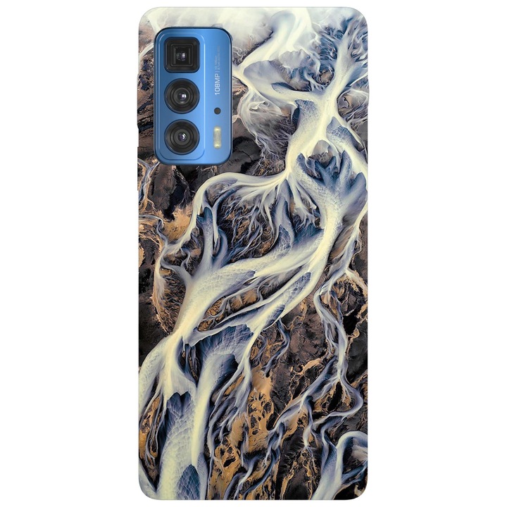 Кейс съвместим с Motorola G51 модел Исландия, Силикон, TPU, Обратно