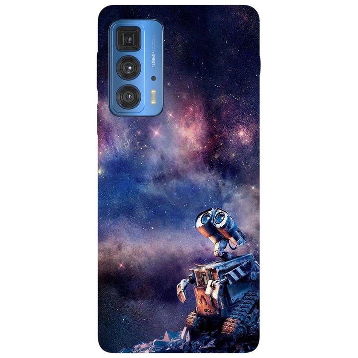 Husa compatibila cu Motorola Moto G22 model Galaxy Wall e, Silicon, TPU, Viceversa