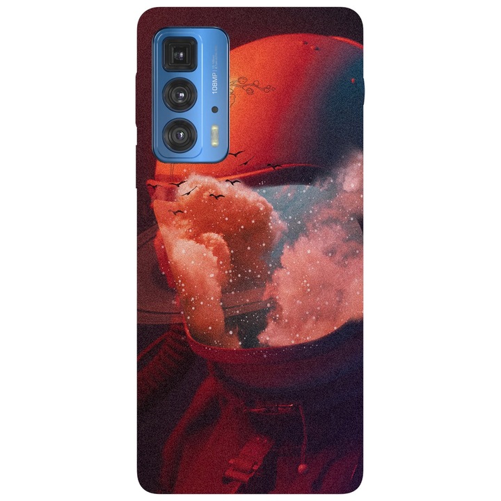 Капак, съвместим с модела Motorola Edge 20 Lite Spaceboy, силикон, TPU, обратно