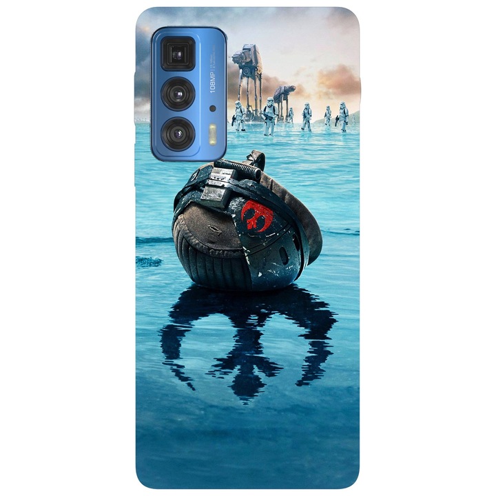 Капак, съвместим с Motorola Moto G71 5G модел Rogue One Star Wars, силикон, TPU, обратното