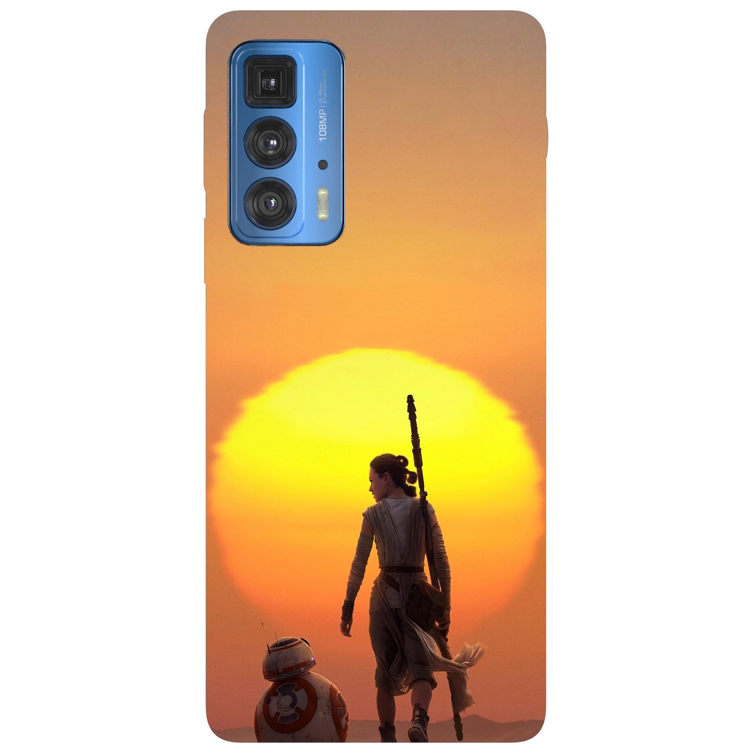 Husa compatibila cu Motorola G51 model The Force Awakens, Silicon, TPU,  Viceversa 