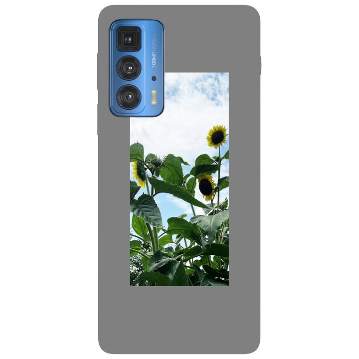 Калъф, съвместим с модел Motorola Edge 20 Lite Sunflower, Silicone, TPU, Viceversa