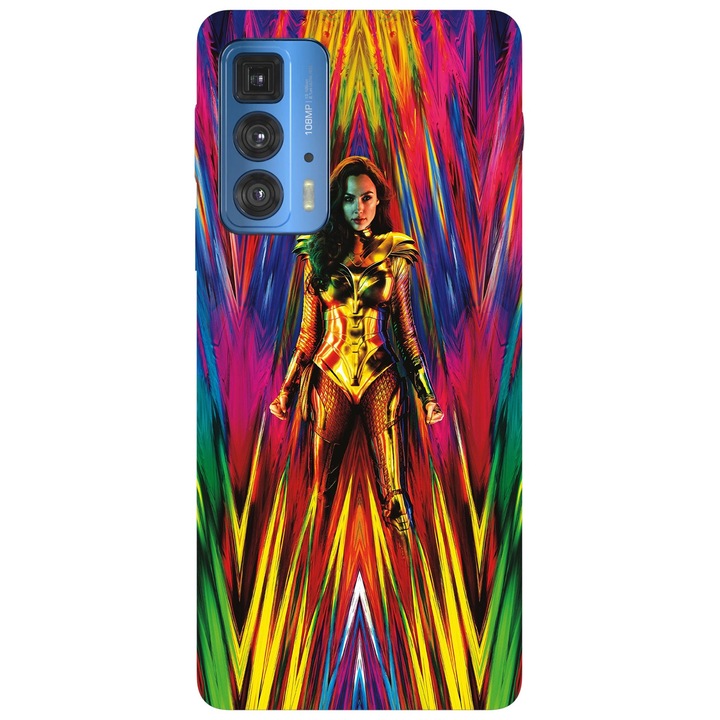 A burkolat kompatibilis a Motorola Edge 20 Wonder Woman 1984 modellel, szilikon, TPU, Viceversa