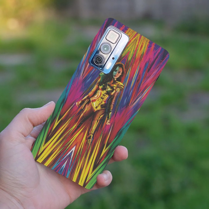 A burkolat kompatibilis a Motorola Edge 20 Wonder Woman 1984 modellel, szilikon, TPU, Viceversa