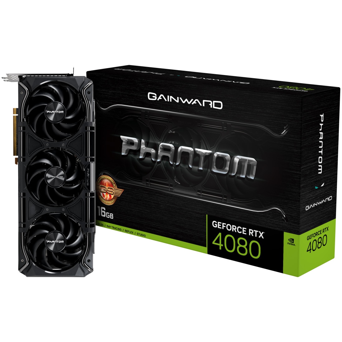 Placa video Gainward GeForce RTX® 4080 Phantom GS, 16GB GDDR6X