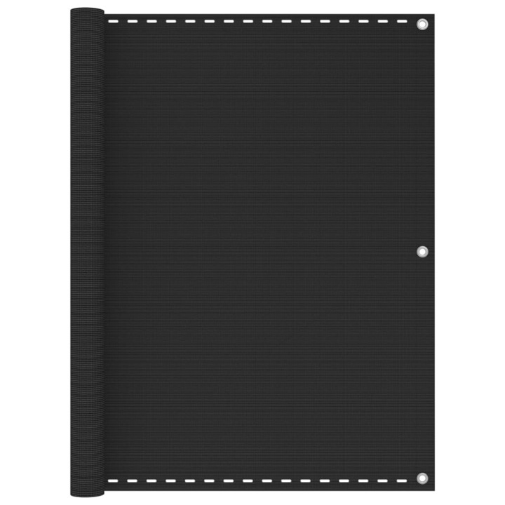Paravan pentru balcon, vidaXL, Tesatura, 120 x 600 cm, Antracit