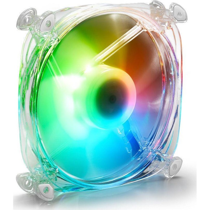 Ventilator PC Sharkoon 4044951032372, SHARK Disc RGB, 1000 rpm