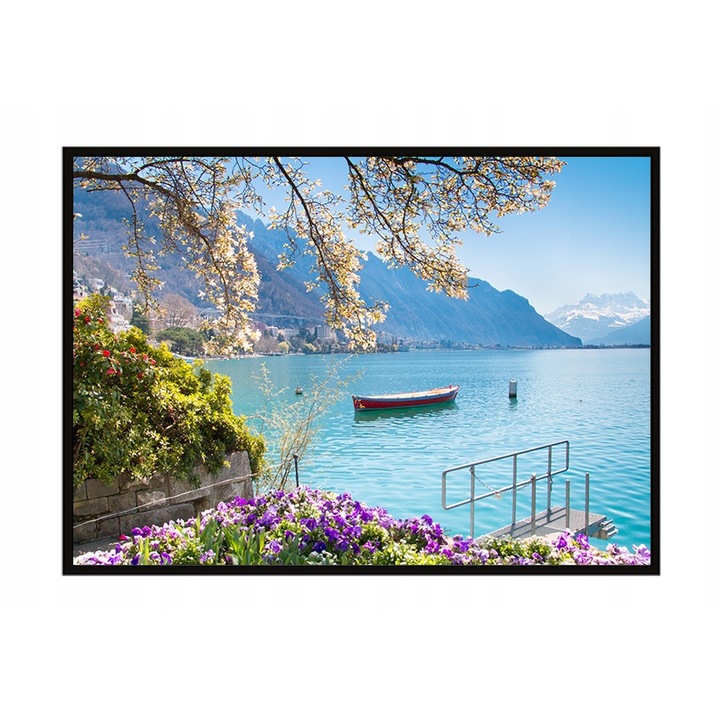 Poster decorativ cu rama PoStar, 33 x 43 cm, MDF, Multicolor