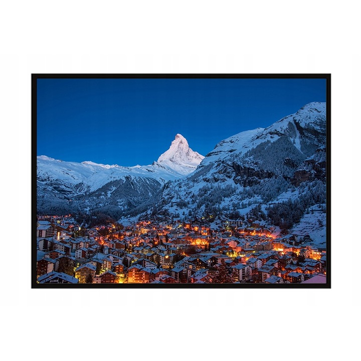 Poster decorativ cu rama PoStar, 33 x 43 cm, MDF, Multicolor