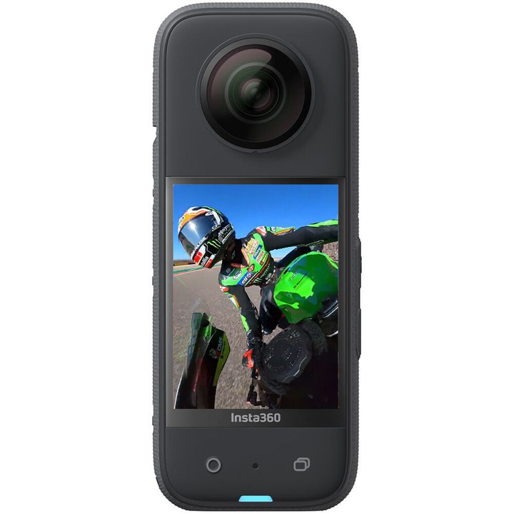 Camera video sport Insta360 X3 5.7K, 360°, Negru