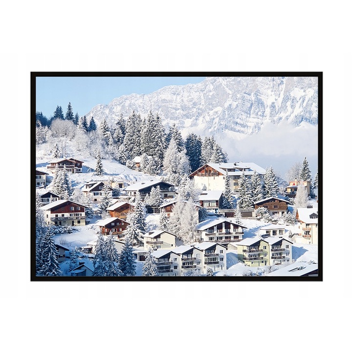 Poster decorativ cu rama PoStar, 33 x 43 cm, MDF, Multicolor