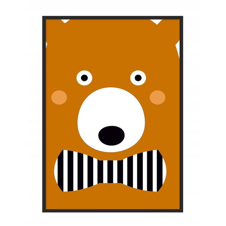 Poster decorativ cu rama PoStar, 33 x 43 cm, MDF, Multicolor