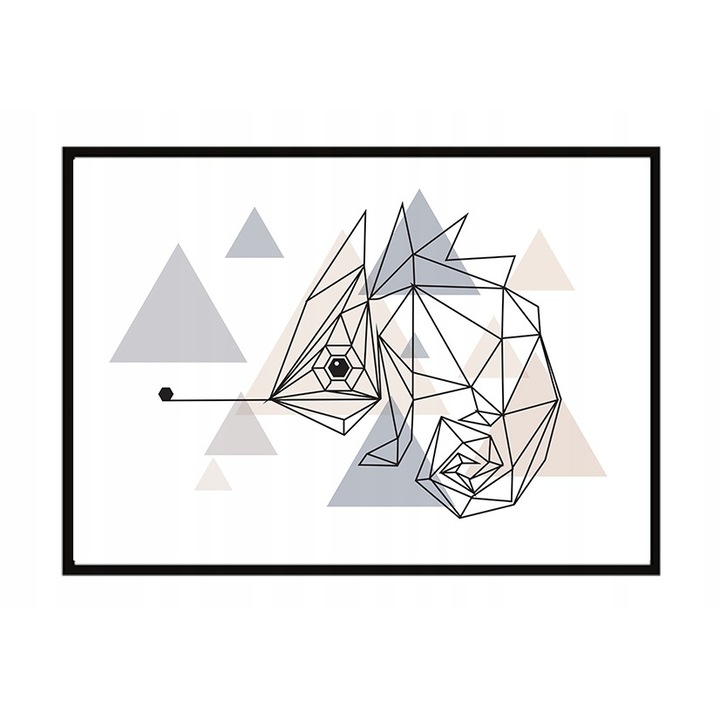 Poster decorativ cu rama PoStar, 33 x 43 cm, MDF, Multicolor