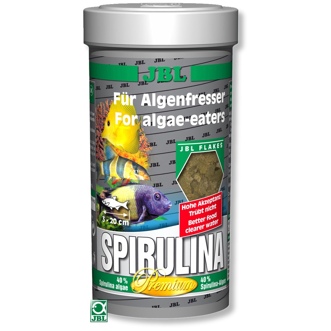 Hrana pentru pesti JBL Spirulina 3000470, 100 ml