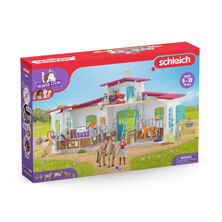 Set de joaca Schleich, Horse Club - Centru de calarit