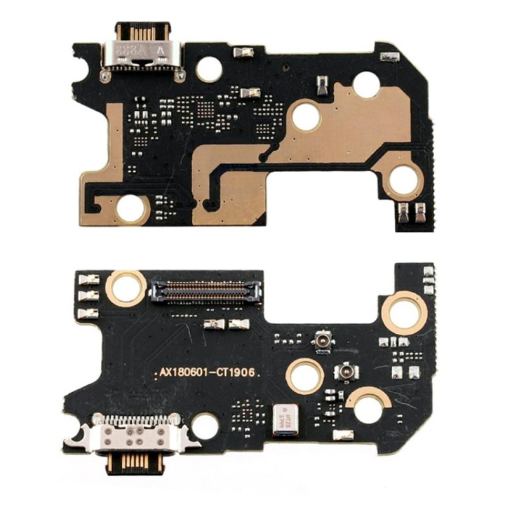 Placa de incarcare, SPXMI-0006, Xiaomi, Mi 8, Negru