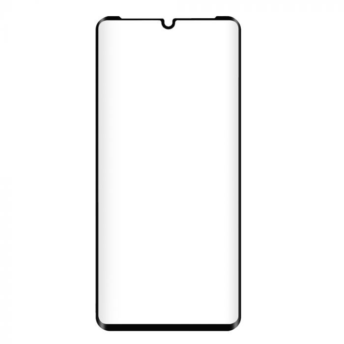 Folie Sticla Curbata, compatibila cu Huawei P30 Pro Full Face Negru, Flippy