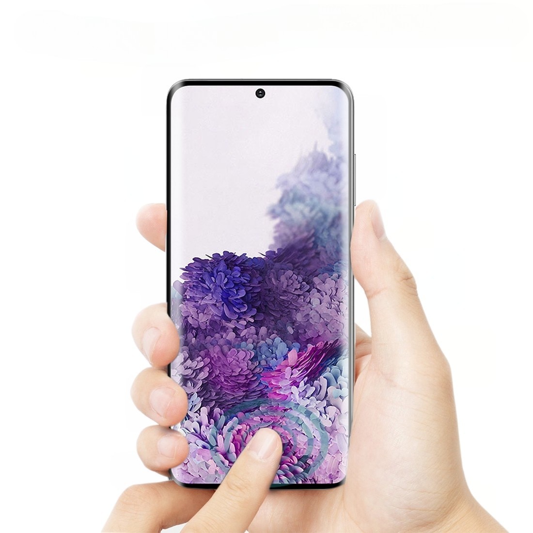 Folie Sticla Curbata, compatibila cu Samsung S20 Plus, Leski