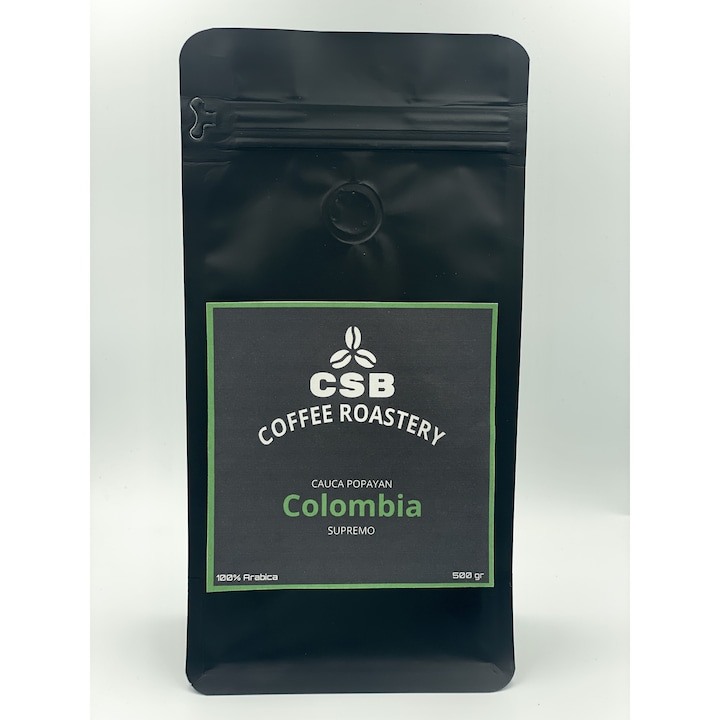 Cafea boabe de specialitate proaspat prajita, CSB Coffee Roastery, Columbia, 500 g