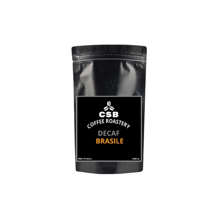 Кафе CSB Coffee Roastery Decaf Brazil, Зърна, 500 гр.