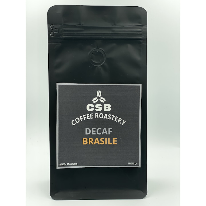 Cafea boabe de specialitate proaspat prajita, CSB Coffee Roastery, Decaf Brazilia, 500 g