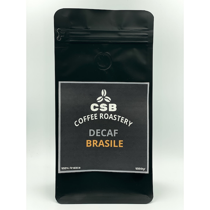 Cafea boabe de specialitate proaspat prajita, CSB Coffee Roastery, Decaf Brazilia, 1 kg