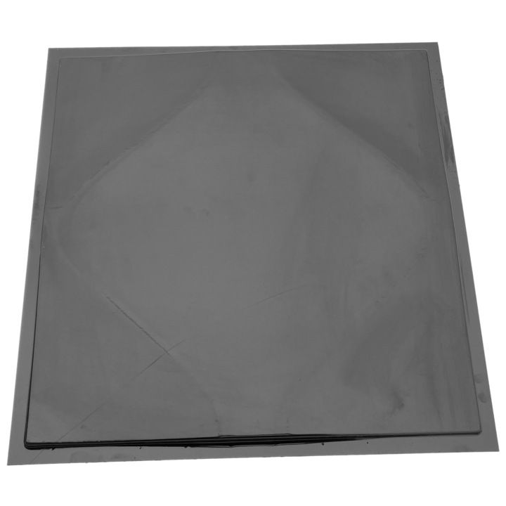 Matrita panou decorativ 3D, model Sabo, plastic ABS, negru, 50x50cm