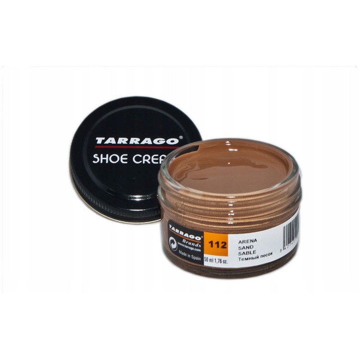 Crema pentru incaltaminte piele, Tarrago, Sand 112, 50 ml