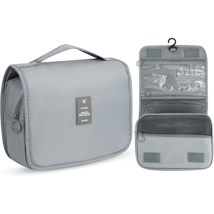 Sooye Neszeszer, 24x10x18 cm, szürke