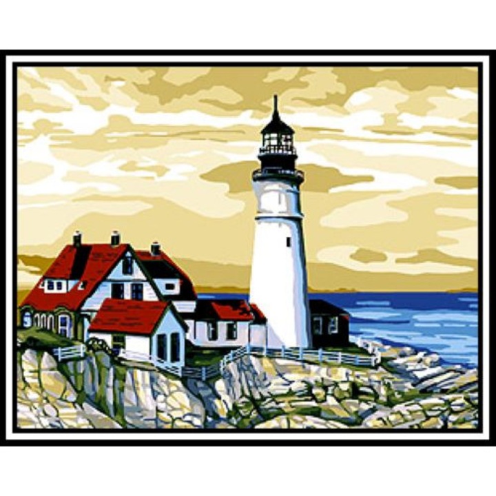 Baza de tapiserie preimprimata, Amarillys Gobelin, 40 x 50cm, Multicolor