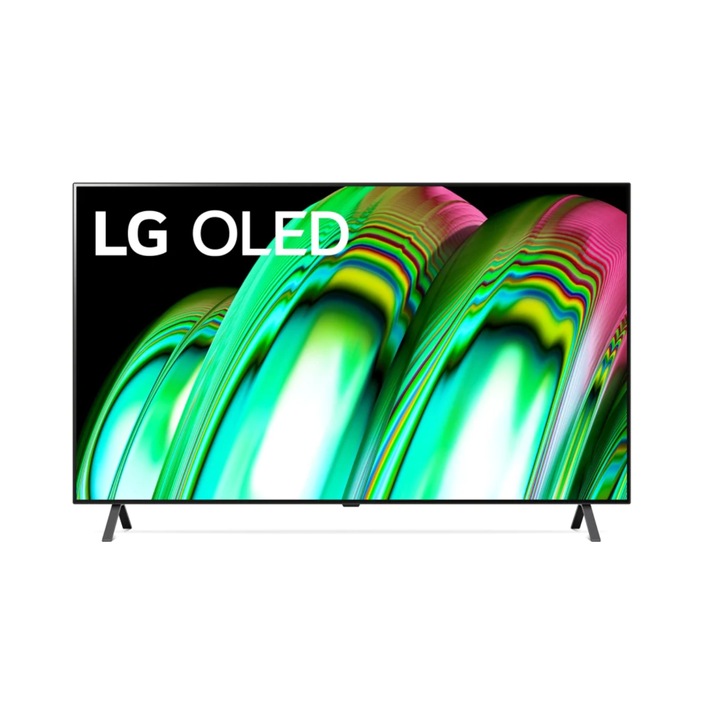 Televizor OLED LG OLED48A29LA, Smart TV 4K UHD, HDR, control vocal, functie de inregistrare, 121 cm, negru