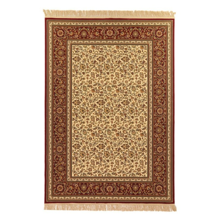 Covor, Royal Carpet, 100% poliester, 160 x 230 cm, Maro/Bej