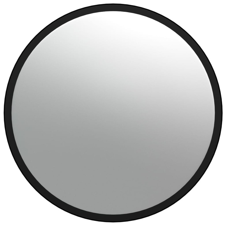 Oglinda de trafic convexa de interior vidaXL, negru, 40 cm, acril