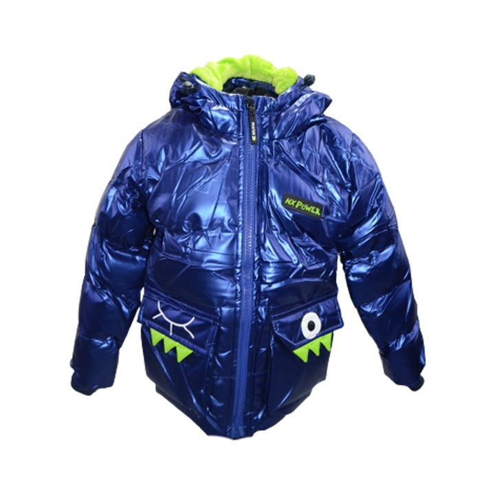 Kapucnis kabát fiúknak Happy House HB-8825-86, kék 86431