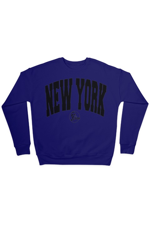 Bluza unisex, New York, Albastru