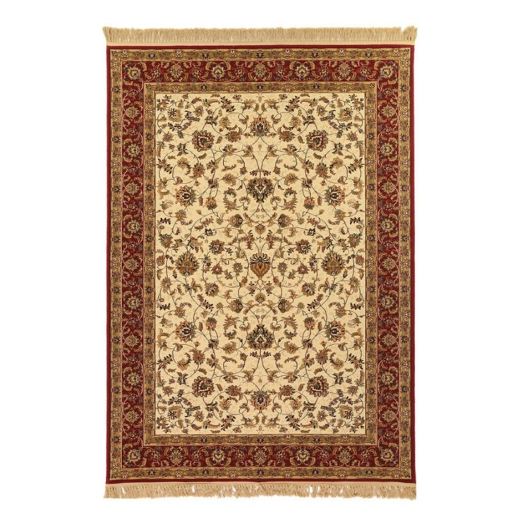 Covor, Royal Carpet, 100% poliester, 160 x 230 cm, Crem