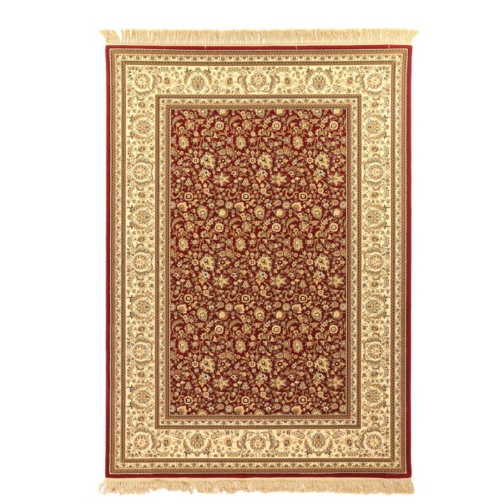 Covor, Royal Carpet, 100% poliester, 160 x 230 cm, Crem/Maro
