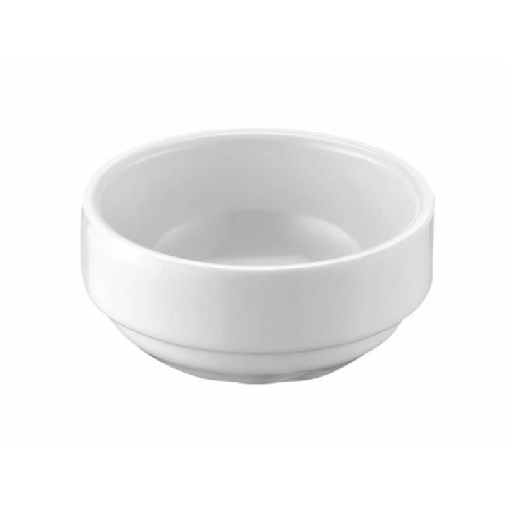 Set 12x bol melamina alba, pentru sosuri, 40 ml