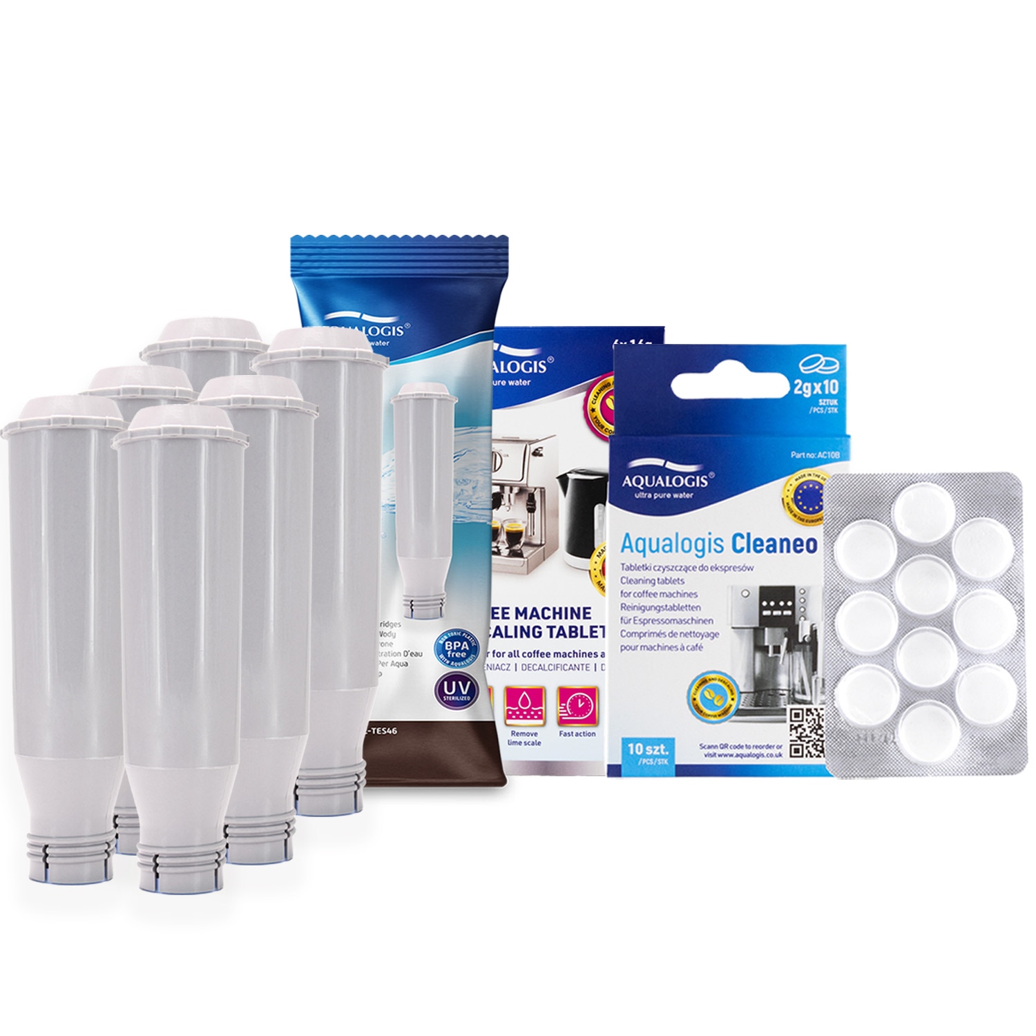 Filtro Acqua Per Macchina Caffè Waterdrop - Compatibile Con Krups, Melitta, Nivona, Certificato TÜV (6 Pezzi) - Foto 5