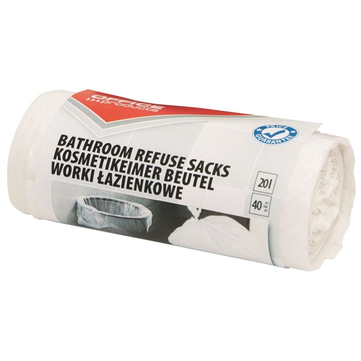 Saci Menaj Rezistenti 20l, 40buc/rola, Office Products - Albi - Pt. Baie