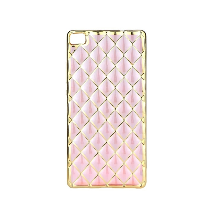 Husa Huawei P9 Luxury Silicon Gel - Auriu