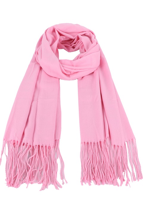 Alice дамски шал с ресни имитация на кашмир за студения сезон, Бледорозов