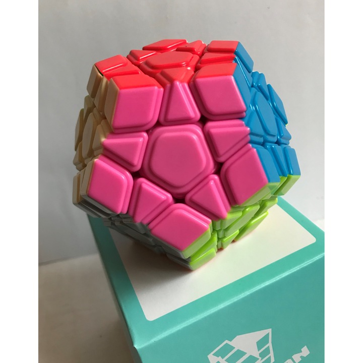 Cubikon Megaminx rubik játék + Cubikon színes Mirror kocka - matrica nélküliek
