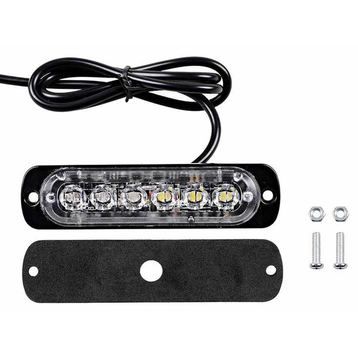 Proiector stroboscopic 6 LED-uri pentru grila