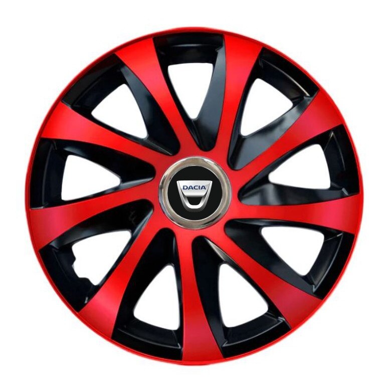 Set 4 capace roti Drift extra red R14 pentru gama Dacia - eMAG.ro