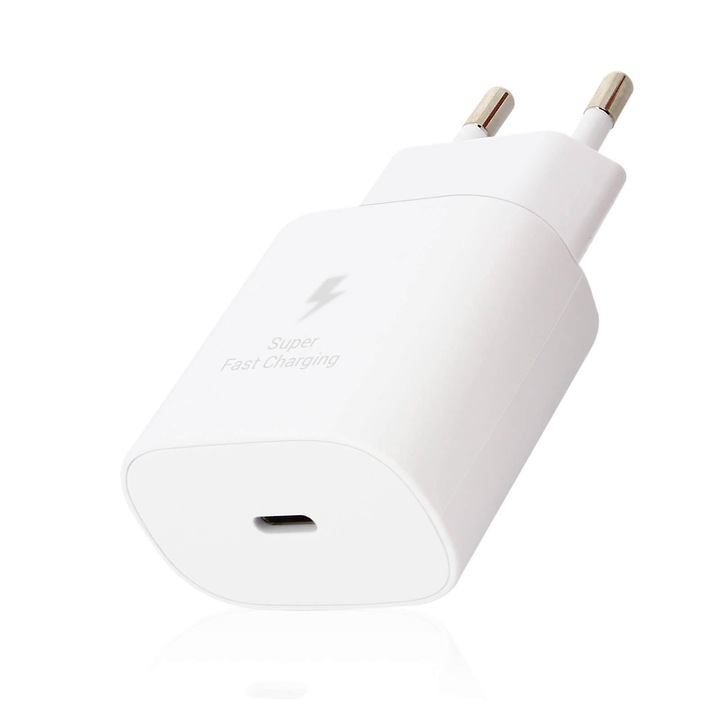 OEM EP-TA800EWE Hálózati töltő, 25 W, szupergyors töltés, USB-C, fehér, bulk
