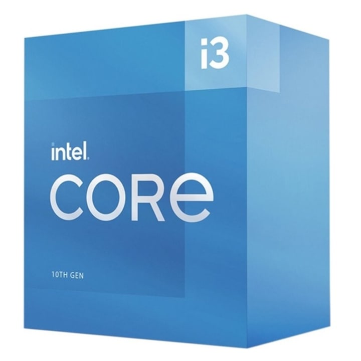 Процесор за компютър, CPU Intel Core i3-10105F, 4C, 8T, 3.7, 6M, s1200, Box, SS300196